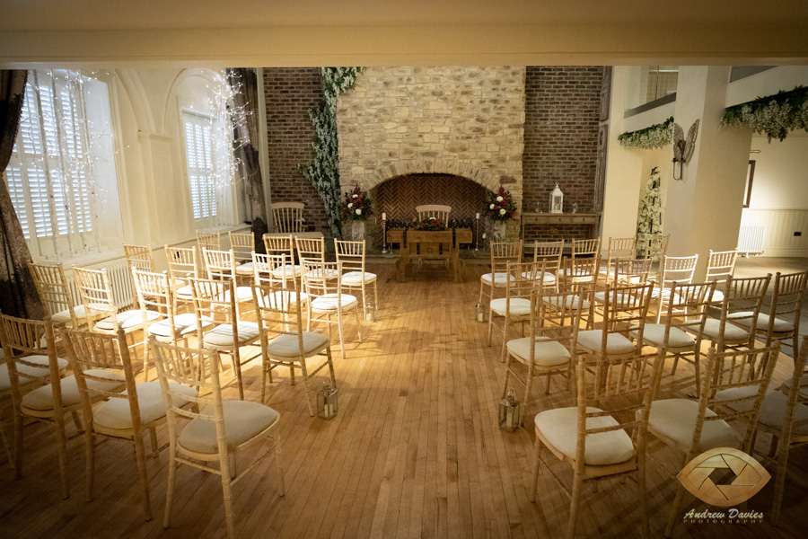 Hardwick Hall Wedding Photo Floral Chapel