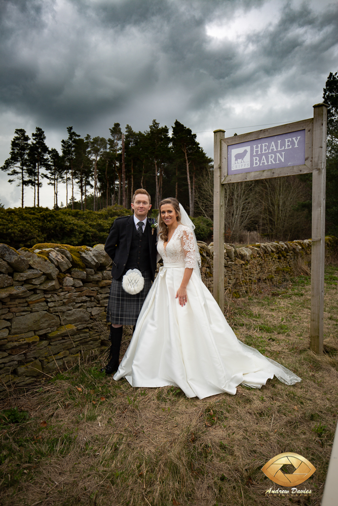 healey barn northumberland wedding photos