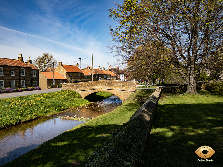 Swainby Bridge and River Beck North Yorkshire