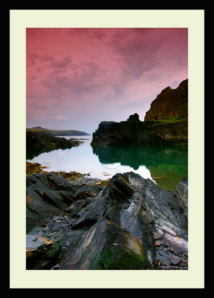 wales photo print pembrokeshire blue lagoon