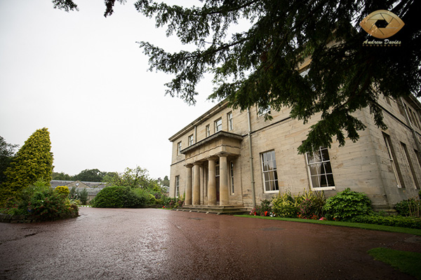 Linden hall wedding photographer frontage