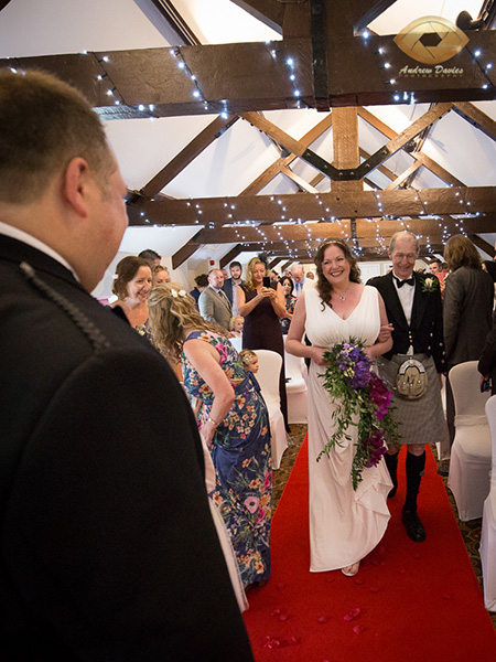 Linden hall wedding photographer ceremony room