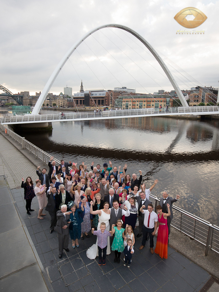 quayside newcastle gateshead wedding photographer photos