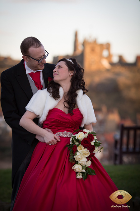 whitby wedding photographer abbey