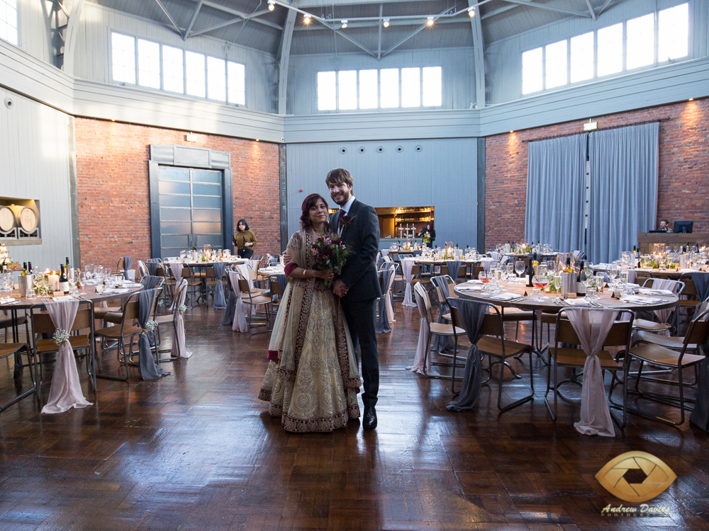 Wylam Brewery newcaslte wedding photo photographer wedding breakfast room